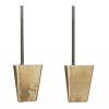 1Pair RC Boat 1/350 1/260 1/200 051C 051B RC Model Ship Steering Rudder Copper Sheet+Dia 1.5mm/2mm Stainless Steel Rod Assembly Parts(200 051C 051B) view 2