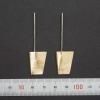 1Pair RC Boat 1/350 1/260 1/200 051C 051B RC Model Ship Steering Rudder Copper Sheet+Dia 1.5mm/2mm Stainless Steel Rod Assembly Parts(200 051C 051B) view 4