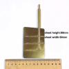 1PCS RC Waterproof Brass Steering Rubber with Rod Dia 4mm Sleeve Height 30/40/50/60mm for 8960 Flat Civilian Ship Model(Sleeve Height 35mm) view 2