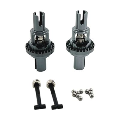 DAIHAOUU 2Pcs RC Car Front and Rear Differential Replaces 28T Diff Gear Spare Parts for Wltoys 1/28 284161 284010 284131 K989 K969 RC Car