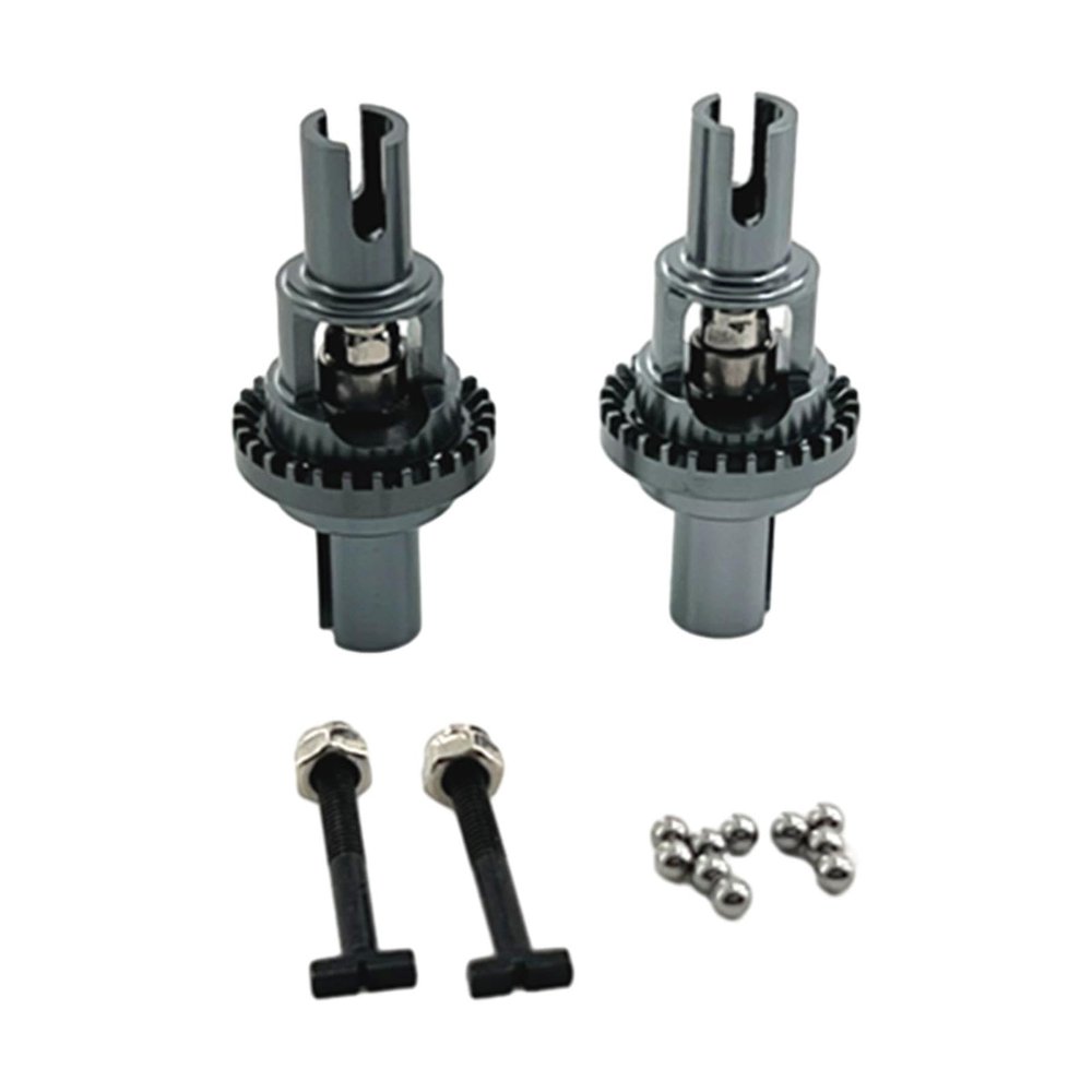 DAIHAOUU 2Pcs RC Car Front and Rear Differential Replaces 28T Diff Gear Spare Parts for Wltoys 1/28 284161 284010 284131 K989 K969 RC Car