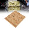 Chinese Chess Set Xiangqi Game Traditional Aluminium Golden Comfortable Touch with Storage Case Board Game for Collection view 3