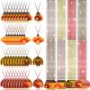 Knitgrip 40 Pieces Thanksgiving Turkey Beads Necklaces Bulk Turkey Pendant Beads Necklaces 32 Inch Party Holiday Pendants for Wedding Birthday Winter Christmas Party Decorations view 1
