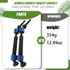 AFDHGS Upgraded Heavy-Duty Steel Splined CVD Driveshaft Axles for Traxxas 1/10 E-Revo, Summit, E-MAXX, T-MAXX - 2pcs Set (Blue) view 3