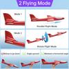 Tivcck 4 Pack LED Light Airplane Toys,17.5" Large Throwing Foam Plane,LED Foam Glider Planes,2 Flight Mode Glider Planes,Airplane Flying Toys for Kids Birthday Gift Outdoor Sport view 4