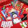 BenLouis Christmas Party Favors for Kids Xmas Classroom Gifts Prize Stockings Filler Coloring Books Bulk for Students Kids Crafts Holiday School Goodie Bag Stuffer12Set Gingerbread view 4