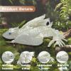 SGYYSG Feathered Wyvern Dragon,3D Printed Dragon, Articulated Dragon with Wings, 3D Printed Toys, Desktop Pet - Perfect for Fantasy Enthusiasts (White) view 2