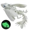 SGYYSG Feathered Wyvern Dragon,3D Printed Dragon, Articulated Dragon with Wings, 3D Printed Toys, Desktop Pet - Perfect for Fantasy Enthusiasts (Noctilucent Green) view 1