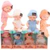 4 Inch Mini Baby Dolls Lifelike Realistic Baby Dolls with Handmade Washable Clothes Cute Tiny Babies Gifts for Toddlers Girls Kids 3 and up Birthday Graduation Baby Shower (Homey Style)-4 PCS view 1