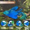 SGYYSG Feathered Wyvern, 3D Printed Articulated Dragon with Wings - Desktop Pet, Perfect for Fantasy Enthusiasts (Blue Green) view 3
