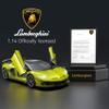 AEROQUEST Lamborghini Remote Control Car, Officially Licensed 1:14 Lambo RC Car for Boys Girls Birthday Gift, Green Toys for 3 4 5 Years OldGreen view 2