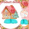 Cholemy 12 Pcs Honeycomb Centerpieces Christmas and Hanukkah Party Centerpieces Table Decorations for Xmas and Hanukkah Party Supplies view 3