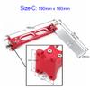 KEEYOODOK 190x160mm RC Boat Rudder Dual Water Pickup Rudder for Gasoline Nitro RC Speed Boat Mono VEE Oval Boat (Size 190x160mm) view 2