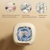 2 In 1 Apartment Washers 31x31x31.5cm Foldable Small Washing Machine Space Saver 9L Capacity Travel Washing Machine For Cleaning Sock, Underwear, Clothes(Khaki) view 3
