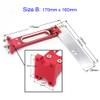 170x160mm RC Boat Rudder Dual Water Pickup Rudder for Gasoline Nitro RC Speed Boat Mono VEE Oval Boat (Size 170x160mm) view 2