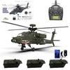 ROUASD YUXIANG F11 AH64 RC Helicopter for Adults, for AH64 Apache 1/32 Scale 2.4G 6CH 6G/3D Stunt Remote Control Military Aircraft Toys with 6-Axis Gyro & 2 Brushless Motor & Lights - RTF view 1