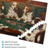 MA6GE8DE Poker Playing Dogs Wooden Puzzle 1000 Piece,Stunning Artwork of Adults,Funny Poker Playing Dogs Wood High Difficulty Puzzle,for Puzzle & Dog Lovers Gifts,Creative Activity Hobbies for Adults view 3