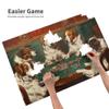 MA6GE8DE Poker Playing Dogs Wooden Puzzle 1000 Piece,Stunning Artwork of Adults,Funny Poker Playing Dogs Wood High Difficulty Puzzle,for Puzzle & Dog Lovers Gifts,Creative Activity Hobbies for Adults view 4