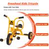 Ageliya Preschool Kids Tricycle for Rider Age 3-5, Durable Metal Pedal Trike for Boys Girls, Big Kid Tricycle with Non-Slip Grip, Solid Rubber Tires -Outdoor Playschool Daycare Playground Equipment view 2