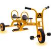 Ageliya Kids Tandem Tricycles for 3-5 Year olds, Preschool Pedal Trike for Group Yard Play, Sturdy Metal Frame,Solid Rubber Tires, Ideal for Outdoor Daycare Playground Kindergarten Joyride view 1