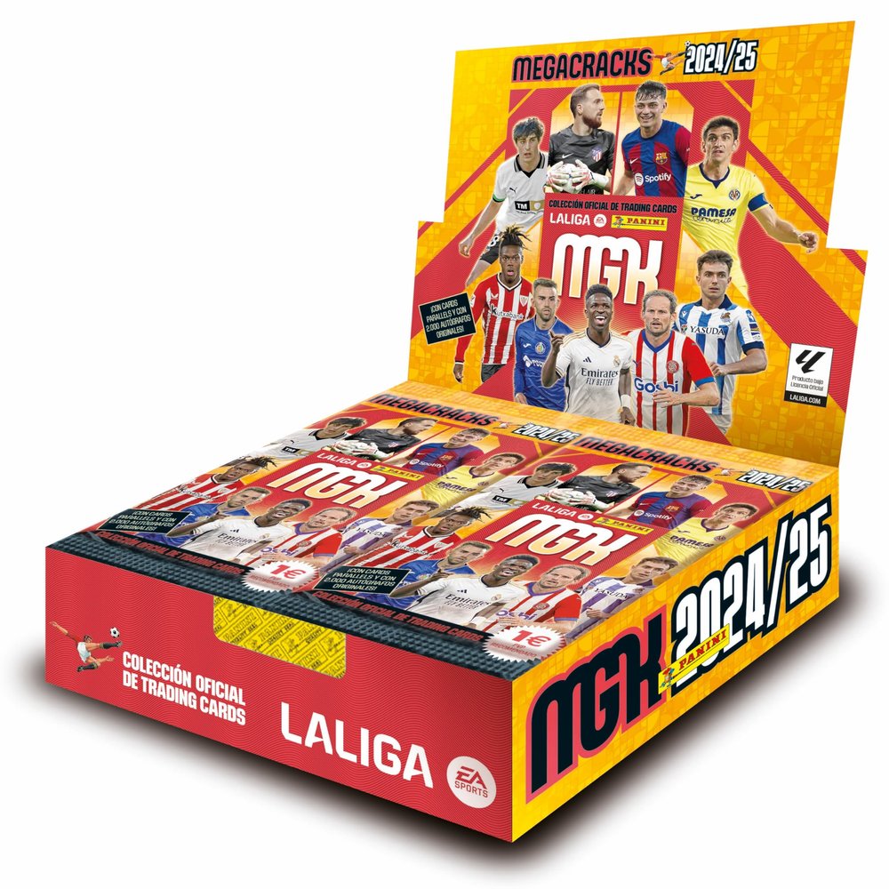 202425 Panini Megacracks La Liga factory sealed case of 24 pack