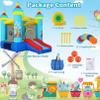 AKEYDIY Bounce House, Outdoor Indoor Fun Bouncy House with Blower, Tropical Jungle Animals Party Bouncer Slide & Jumping Area, Ball Toss Game, Backyard Inflatable Bounce House Gift for Kids 3-8 view 4