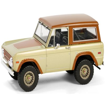 1970 Bronco Gold Metallic with Brown Hood and Top Lost (2004-2010) TV Series Hollywood Series 20 1/24 Diecast Model Car by Greenlight 84201