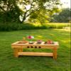 Noble Toys XL Cedar Outdoor Mud Kitchen Centered with Stovetop for Toddlers and Kids | Pretend Play Toddler Table | Sensory Table | Outside Playset | Real Wooden Kitchens | Preschool Equipment view 4