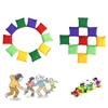 10Pcs Nylon Bean Bags Fun Sports Toss Game for Kids and Adults, EcoFriendly Material, for Carnival Activities (As Shown) view 4