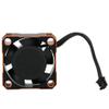 Bnineteenteam Electronic Speed Controller, ESC Fan Heat Dissipation Strong Metal Fan Heat Dissipation for 1/10 1/8 1/12 Remote Control Car (Black Orange view 4
