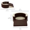 FDP Rustic Baby SoftScape Lil Personal Space, Distressed Faux Leather, Indoor Cozy and Safe Soft FoamPlayset for Babies and Toddlers to Play, Crawl, Snack; Designed for Daycare, Home, Playroom Use view 2