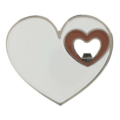 Holyart Bottle Opener with Heart Magnet 9x9.5 cm
