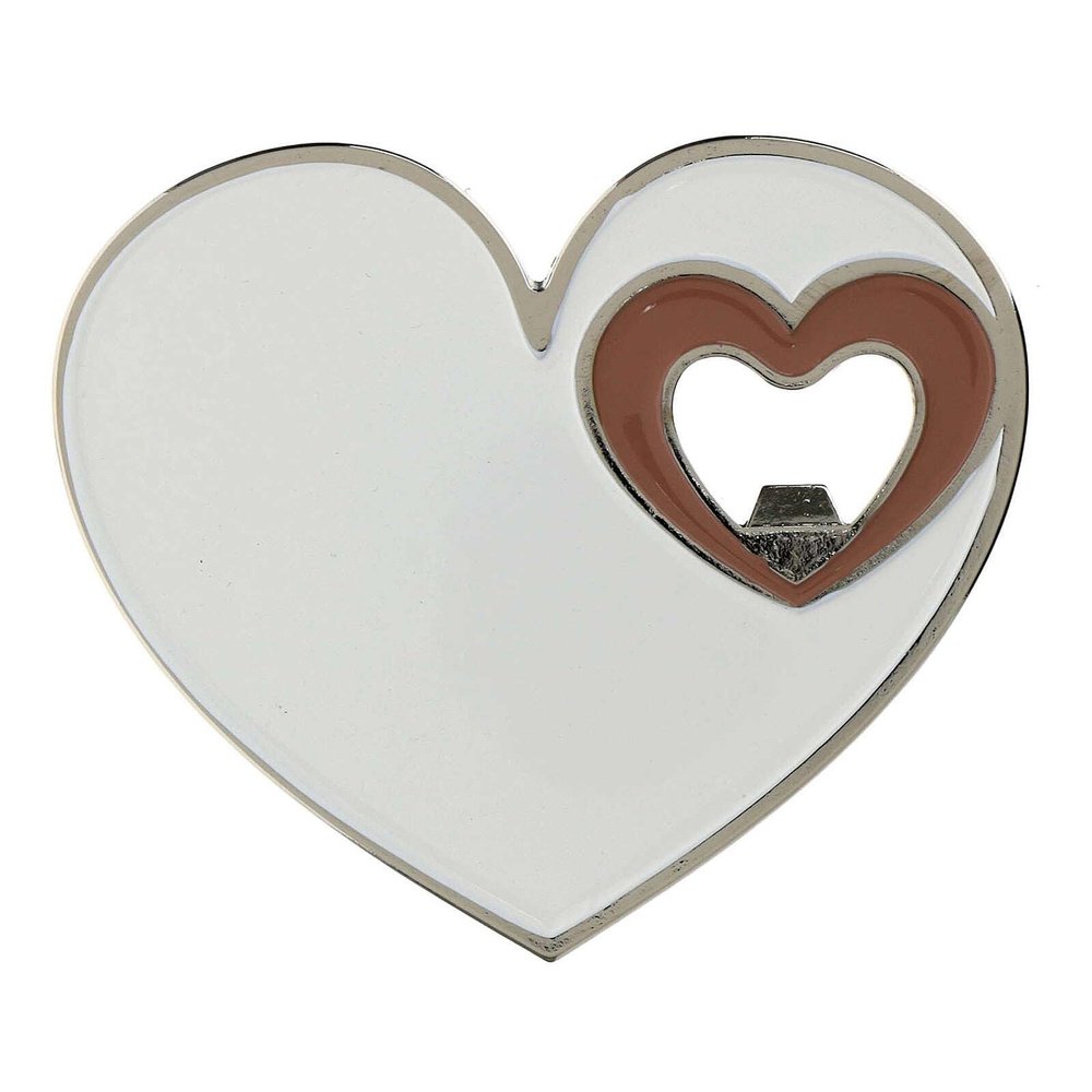 Holyart Bottle Opener with Heart Magnet 9x9.5 cm