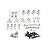 Suitable for WLtoys 1/28 284161 284010 284131 K989 RC Car Metal Upgrade Kit(Silver) view 1