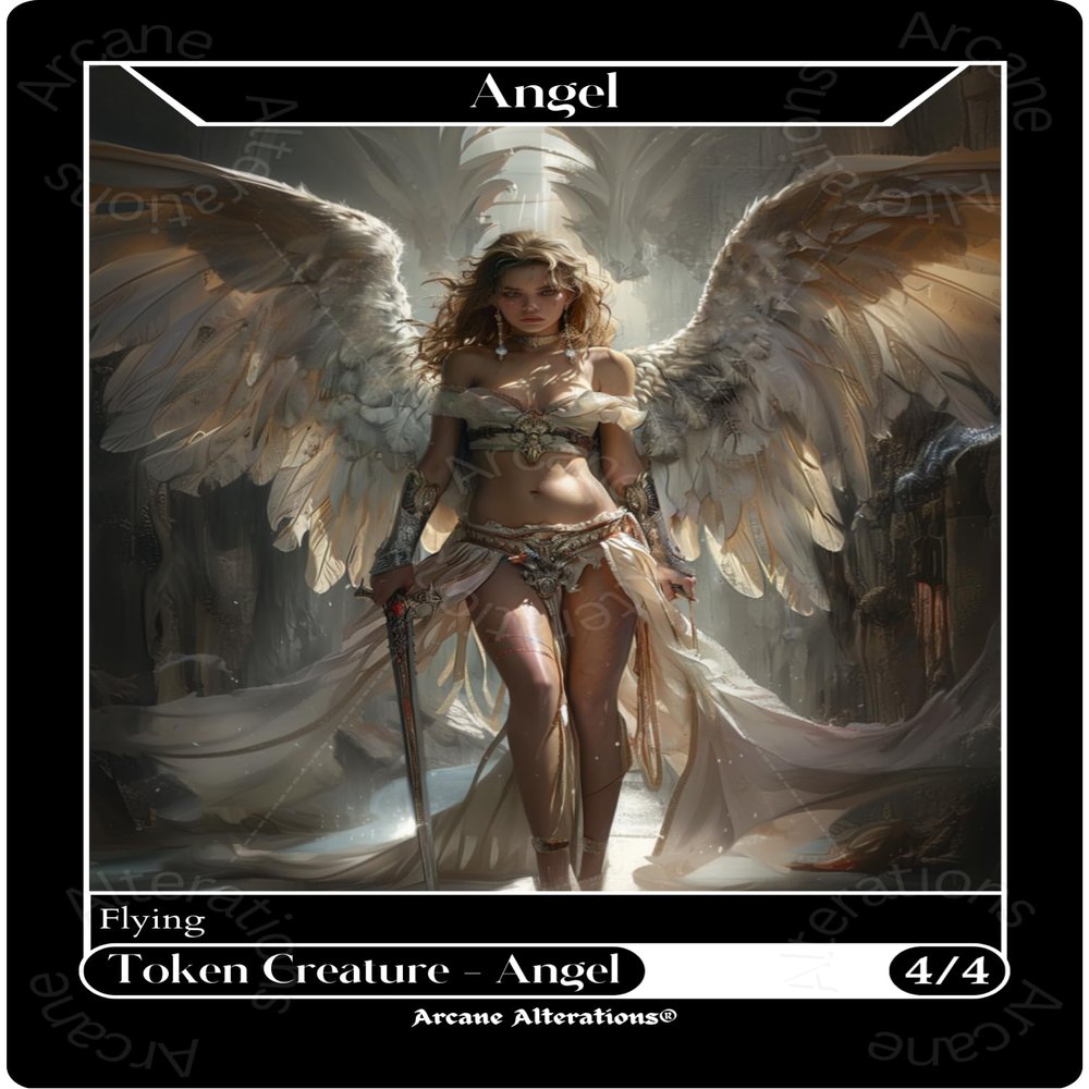 Angel Token Altered Art Custom Proxy Cards