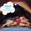 Blackout Sensory Tent for Kids with Autism - 51"x 51"x 40" Calming Corner, Easy to Assemble & Durable with Clear Phone Pocket and Mesh Storage Ideal for SPD, ADHD & Autistic Children Mushroom Tent view 4