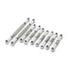 Made Available for WLtoys 12423 12427 12428 for Feiyue RC Car Accessories Metal Upgraded Adjustable Rod (Silver) view 1