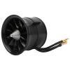 70mm 12 Blades Ducted Fan with Motor, EDF 70mm 12 Blades Ducted Fan with RC Brushless Motor 2200KV for EDF 6S RC Jet Airplane (CW view 1