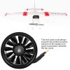 70mm 12 Blades Ducted Fan with Motor, EDF 70mm 12 Blades Ducted Fan with RC Brushless Motor 2200KV for EDF 6S RC Jet Airplane (CW view 3