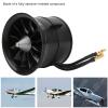 70mm 12 Blades Ducted Fan with Motor, EDF 70mm 12 Blades Ducted Fan with RC Brushless Motor 2200KV for EDF 6S RC Jet Airplane (CW view 4