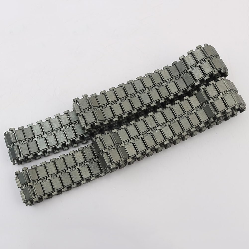 RC Tank Metal Upgrade Repair and Modification Parts Metal Caterpillar, Drive Wheels, etc. Suitable for Henglong 1/16 US Army M1A2 Abrams Main Battle Tank3918-1 (Metal Track)