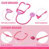 Liberry Doctor Kit for Toddlers Ages 2 3 4 5, Pretend Kids Doctor Playset with Cart, Costume and Stethoscope, Role Play Medical Toys Birthday Gift for Girls Boys (Pink) view 2