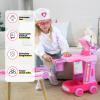 Liberry Doctor Kit for Toddlers Ages 2 3 4 5, Pretend Kids Doctor Playset with Cart, Costume and Stethoscope, Role Play Medical Toys Birthday Gift for Girls Boys (Pink) view 4
