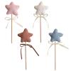 Elegant Star Wand Wood Stick Wood Pentagrams Magical Wand For Princess Role Play view 3