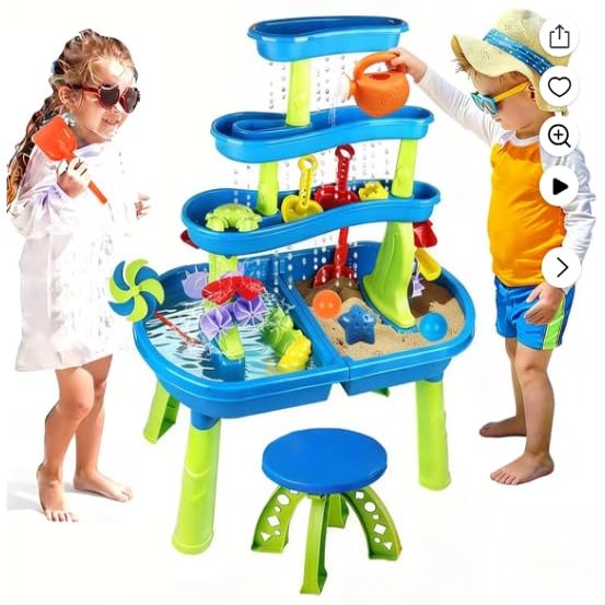 Richgv Sand Water Table for Toddlers 1-3