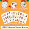Partywind Glitter Kids Tattoos for Christmas Stocking Stuffers, 408 Styles Merry Christmas Party Decorations, Xmas Holiday Party Supplies, Santa Snowman Snowflakes Goodie Bag Fillers view 2