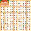 Partywind Glitter Kids Tattoos for Christmas Stocking Stuffers, 408 Styles Merry Christmas Party Decorations, Xmas Holiday Party Supplies, Santa Snowman Snowflakes Goodie Bag Fillers view 3
