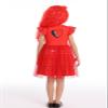 WonderBabe Little Girls Princess Costume Kids Pink Dress Princess Halloween Dress Up Birthday Party Gift size 5-6t view 3