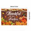 Friendsgiving Party Decoration - Large Banner and Backdrop, Thanksgiving Autumn Party Banner Decoration view 2