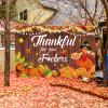 Friendsgiving Party Decoration - Large Banner and Backdrop, Thanksgiving Autumn Party Banner Decoration view 4